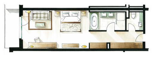 Le Petit Cervin 호텔 체르마트 외부 사진 Floorplan of a typical static